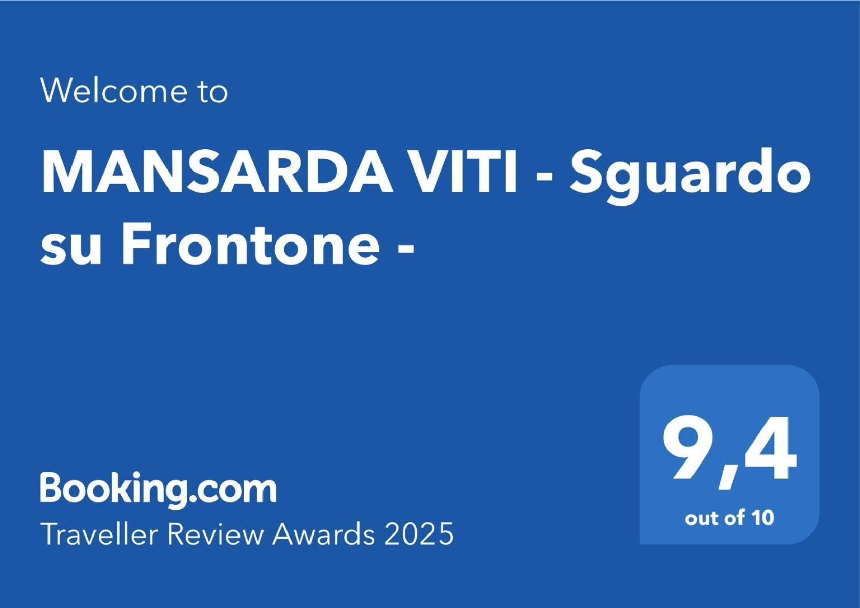 Mansarda Viti - Sguardo Su Frontone -公寓 外观 照片